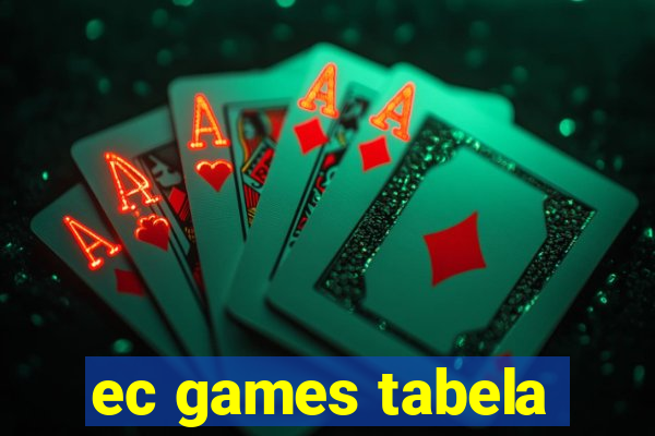 ec games tabela